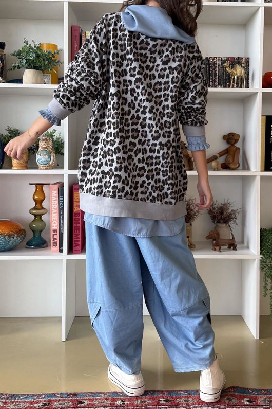 Untamed Classic High Low Sweatshirt Cloud